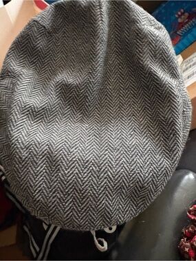 Kids Herringbone Newsboy scally  Cap - Gray
